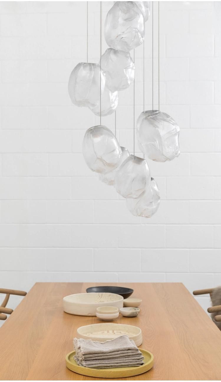 Round White Custom Modern Decorative Hanging Pendant Light