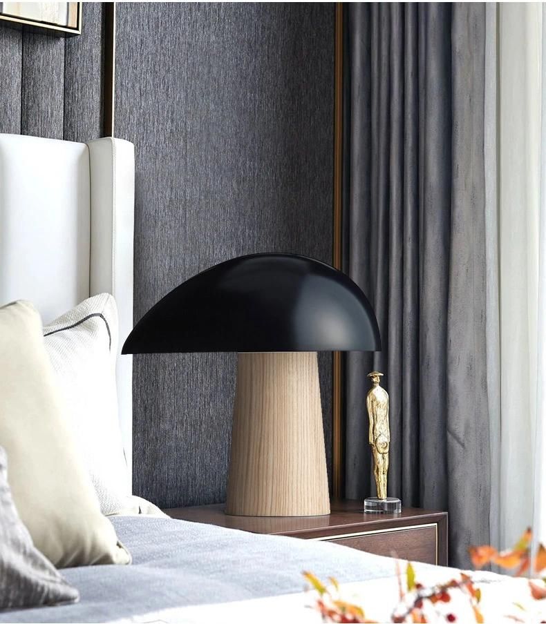 Customize Hotel Resin Mushroom Apartment Home Bedroom Modern Small Table Lamps