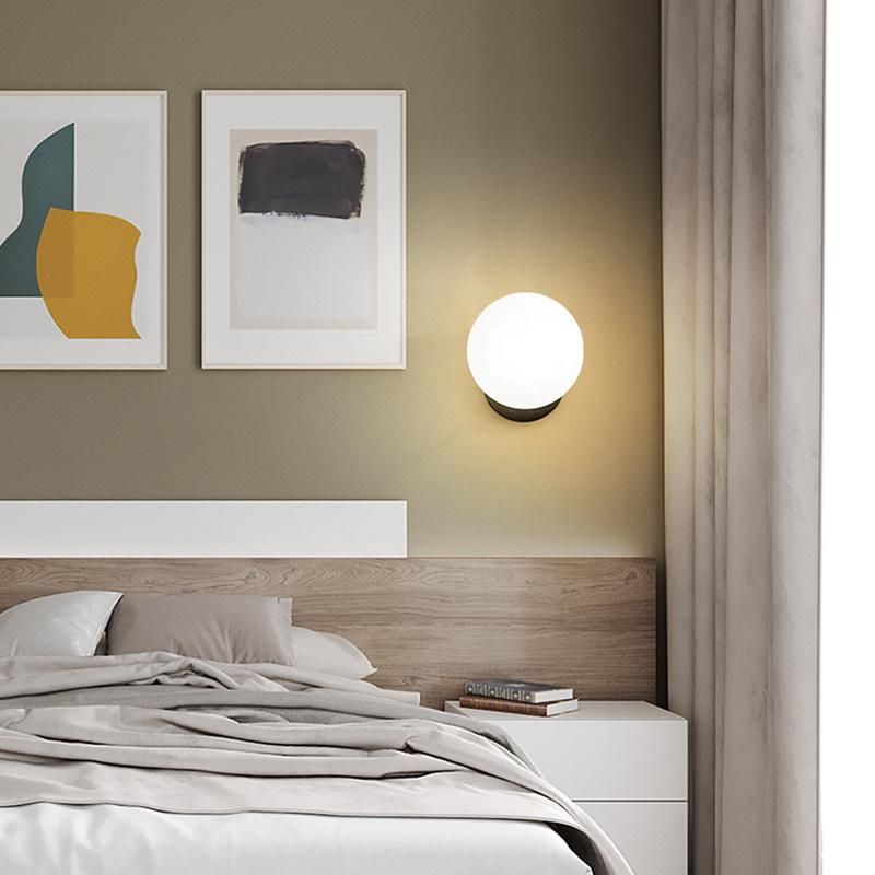 Nordic Wall Lamp Post Modern Bedroom Bedside Lamp Living Room Lamp