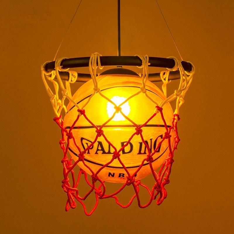 Vintage Pendant Lamp Restaurant Bar Cafe Lamp Creative Children′s Basketball Pendant Light (WH-MA-170)