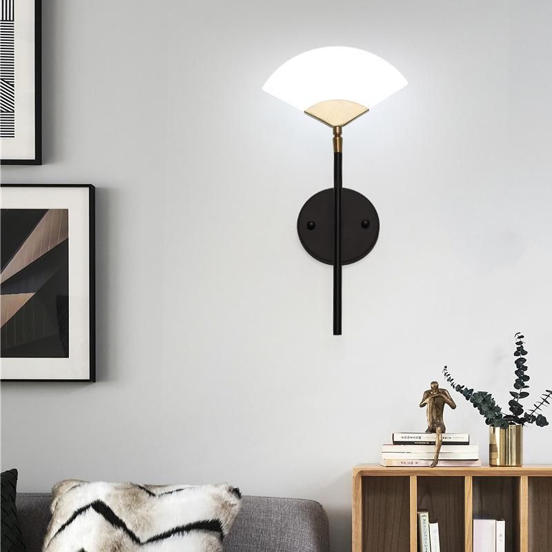 Nordic Wall Lamp LED Postmodern Light Luxury Corridor Aisle Lamp Living Room TV Cabinet Lighting Simple Modern Bedside Lamp