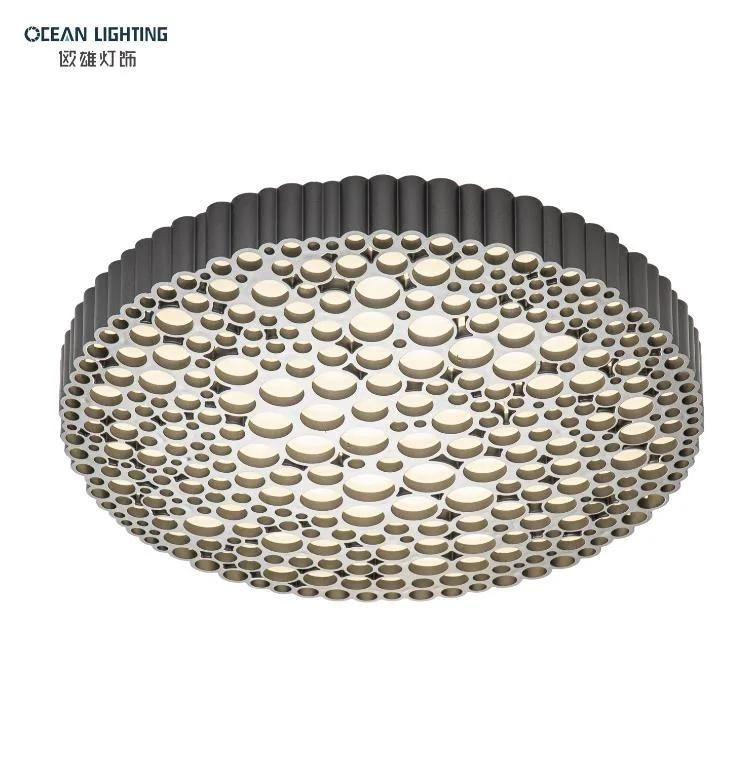 Ocean Lighting Luxury Vintage Living Room Simple LED Modern Ceiling Light for Indoor Lighting