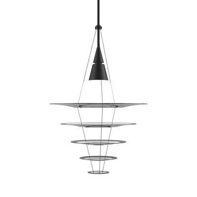 Modern Designer Pendant Lamp Creative Alloy Multi-Layer Pendant Lamp Living Room Kitchen Suspension Lights (WH-AP-133)
