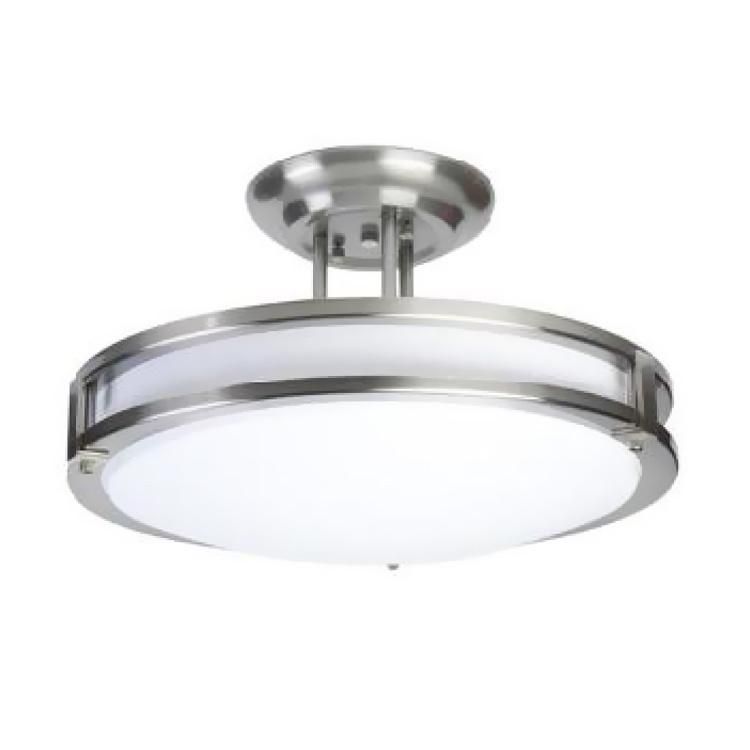 LED Round Acrylic Brushed Nickel Ceiling Light Hot Selling Hotel Home Lights