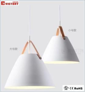 Modern Original Simple Round White Metal Chandelir Light