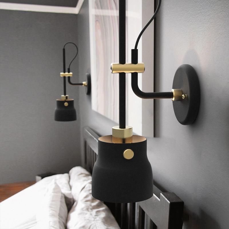 Modern Sconce Lighting Wall Mounted Bedroom Bedside Wall Light Black Wall Sconce (WH-OR-212)