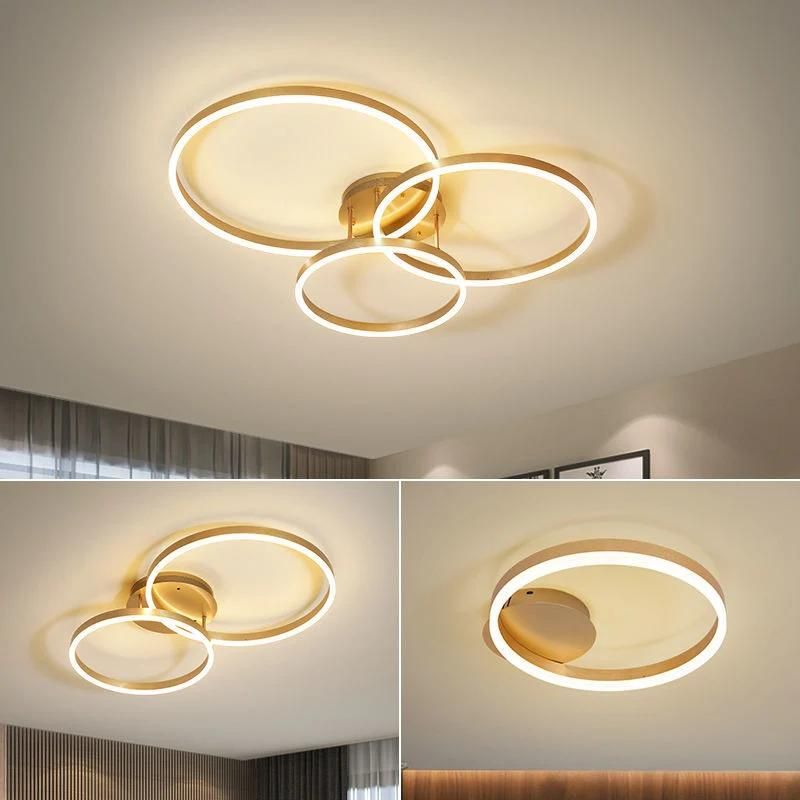 Chandelier Luxury Double Bedroom Fashion Display Wheel LED Chandelier Light