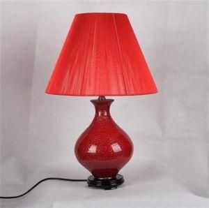 Red Glass Table Lamp Shade Yk-T121
