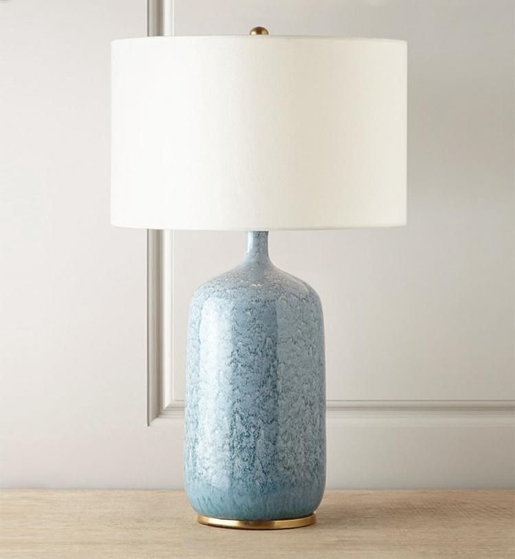 Fashion Modern Hotel Lobby / Bedroom Ceramic Desk Table Lamp