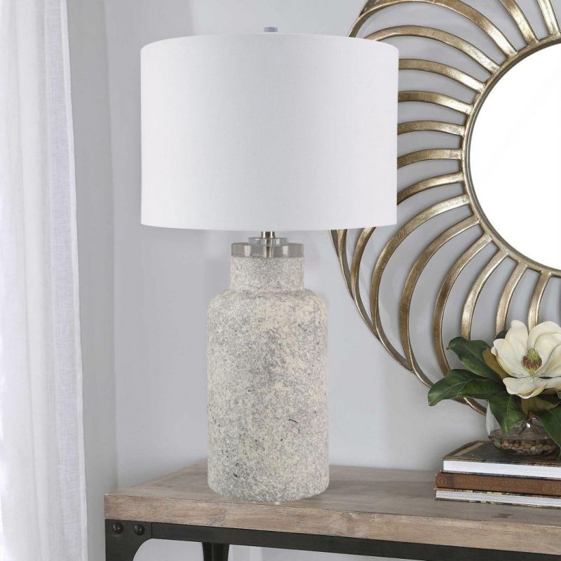 Wholesale Traditional Cylinder-Type Lampbase Ceramic Table Lamp Classic Porcelain Table Lamp for Living Room/Hotel