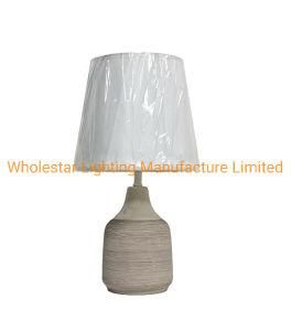 Ceramic Table Lamp / Ceramic Bedside Lamp (WHT-577)