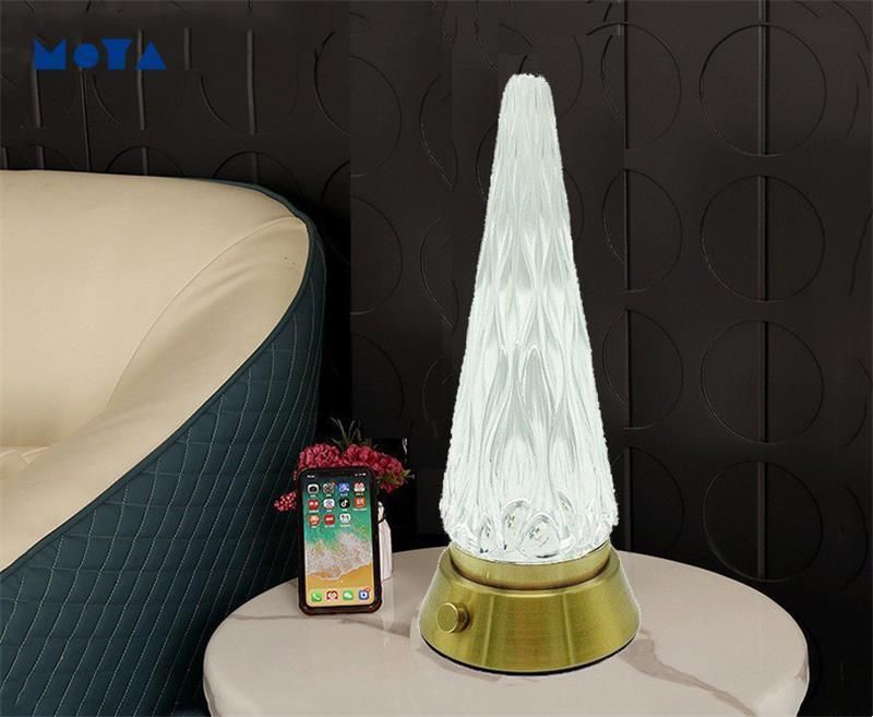 Evergreen Christmas Tree LED Atmosphere Small Night Light Creative Simple USB Charging Life Acrylic LED Table Lamp