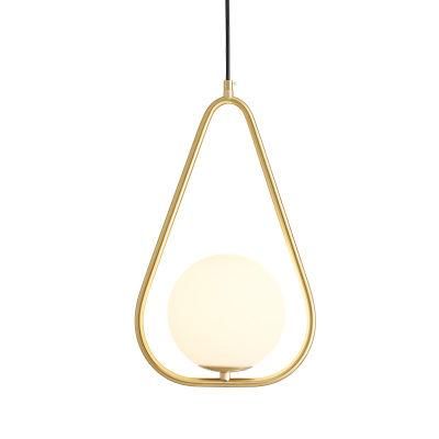 Zhongshan Home Lighting Chandelier Light Factory Wholesale Nordic Decorative Pendant Lamp New Modern Hanging Glass Lamp