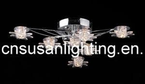 Modern LED Crystal Ceiling Light (MX8227/6+1)