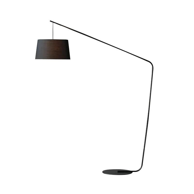 Nordic Simple Creative Fishing Floor Lamp Luxury Black Standing Lights for Hotel Villa Restaurant Office Living Bed Room