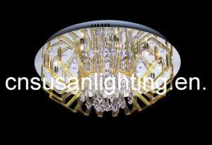 Modern LED Crystal Ceiling Light (MX7235-10) (Dia50cm Bulb Qty: 10*G4*20W)