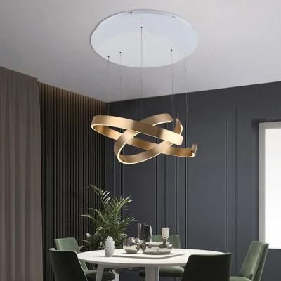 LED Indoor Decorative Mito Modern Pendant Hanging Chandelier Ring Living Room Hotel Bar Restaurant Light