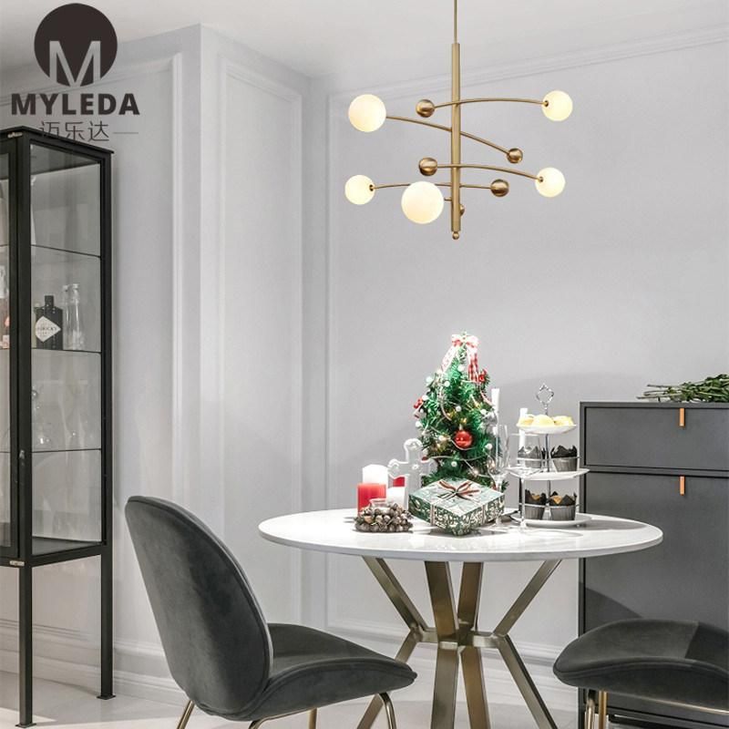 Modern Decorative Villa Lobby Project LED Chandelier Pendant Lamp