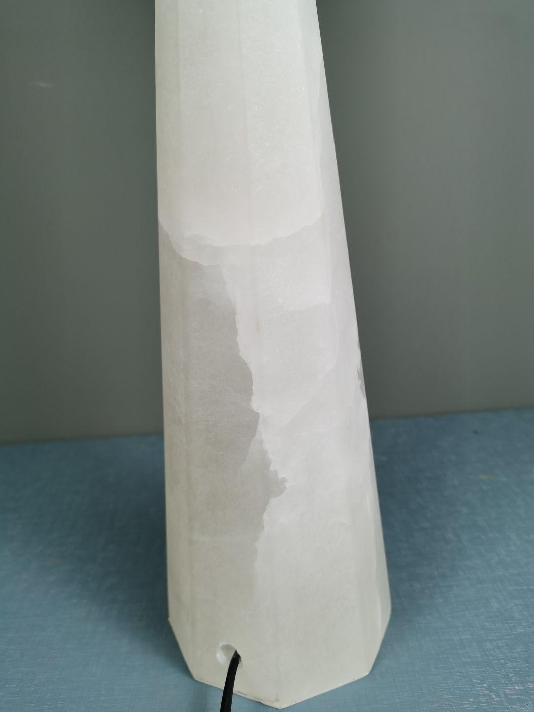 Simple Conical Marble High-End Table Lamp Sales Exhibition Hall Sea View Villa Bedside Soft Decoration Lamp Accessories