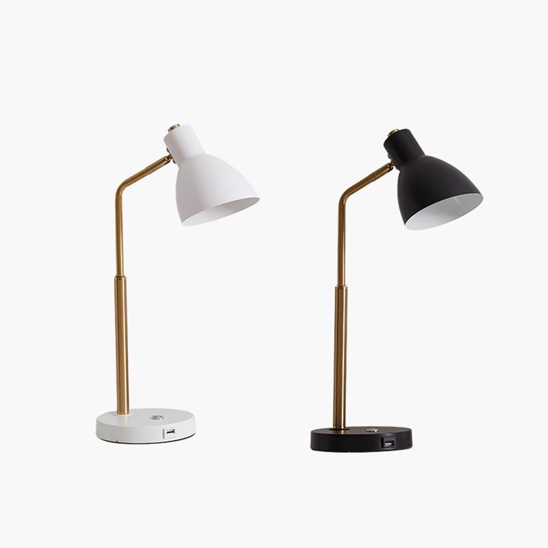 Metal Classical Table Lamp Durable Desk Lamp Reading Light Office Lamp