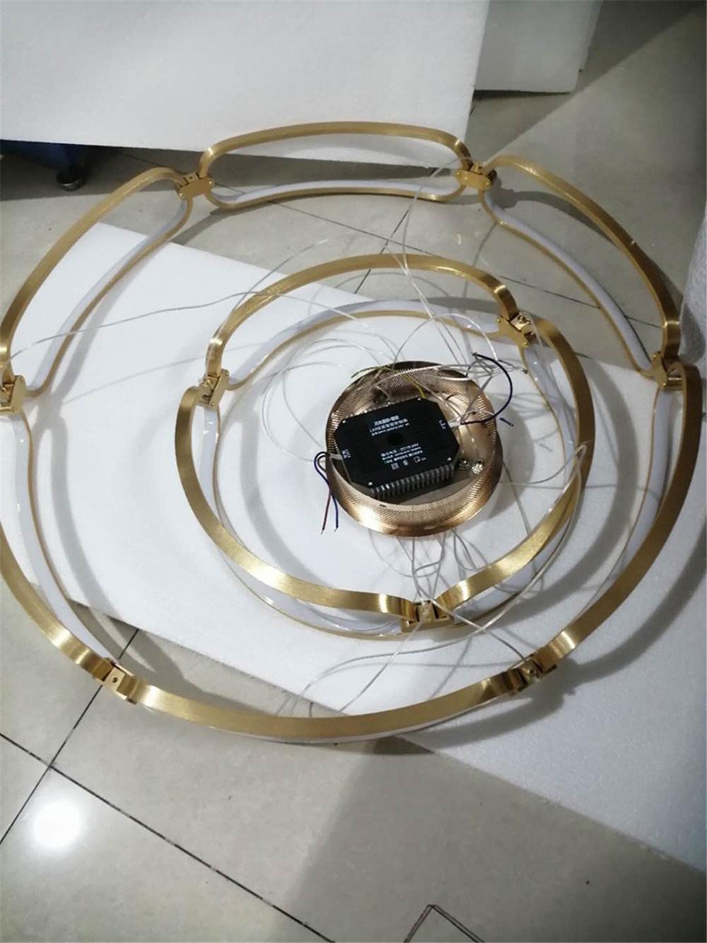 Modern Luxury LED Ceiling Chandelier Lighting Hanging Lights Ceiling Mounted Pendant Lamp for Living Room