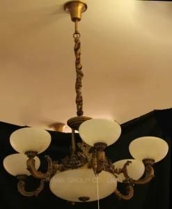 European Home Decoration Fixture Pendant Lighting with Spanish Marble