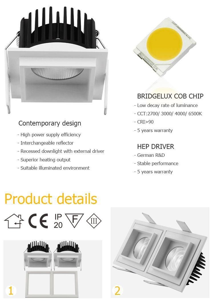 Wholesale 10W for Hotel and Apartment Residential Rooms Distribution Ceiling Recessed LED Spot Downlight
