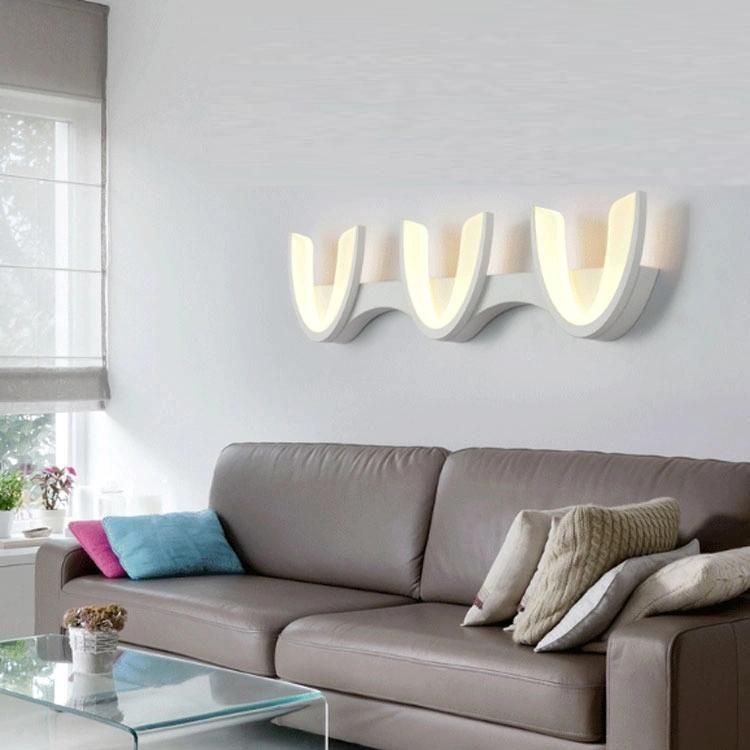 110V LED Modern Acrylic Home Office Wall Lamp