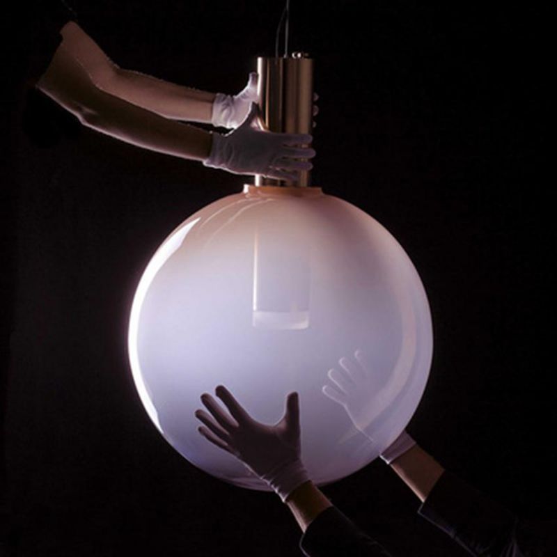 Post-Modern LED Glass Pendant Lights Design Nordic Gradient Cafe Living Room Hanging Lamps Pendant Lamp (WH-AP-143)