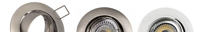 Downlight Fitting Ajustable Fixture Ceiling Lamp LED Holder for MR16 GU10 (LT1200)