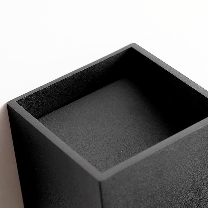 Black Cube Design Concise Style Wall Lamp Bedside Lamp Nightsand Lamp