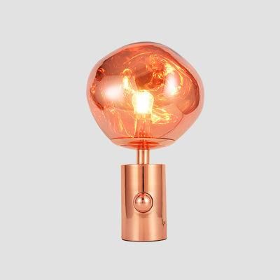 Red Nightstand Lamps Bedside Lamps Orange Table Lamp Shade Light