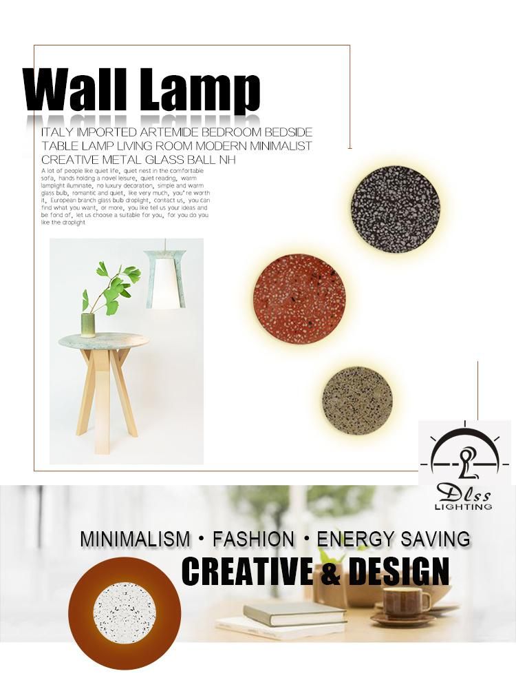 Simple Style Terrazzo Wall Lighting& Lamp