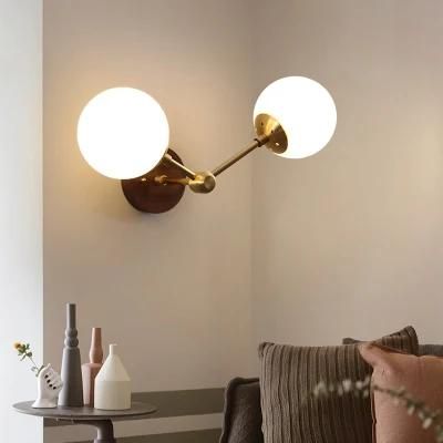 Two Head Corridor Wall Lamp Creative Light Luxury Living Room Bedroom Bedside Light