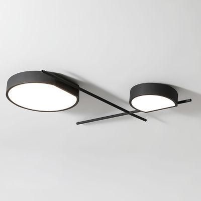 Black White Concise Style Modern Ceiling Lamp Pendant Lamp Bedroom Lamp