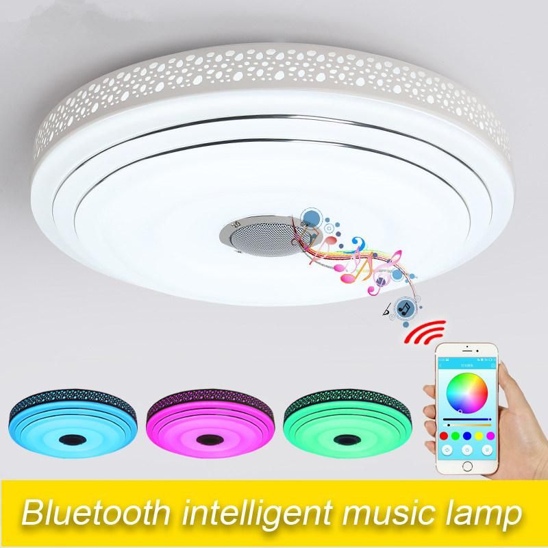 Drawing Room Bluetooth & Music Ceiling Lights Lamp Fixtures (WH-MA-37)
