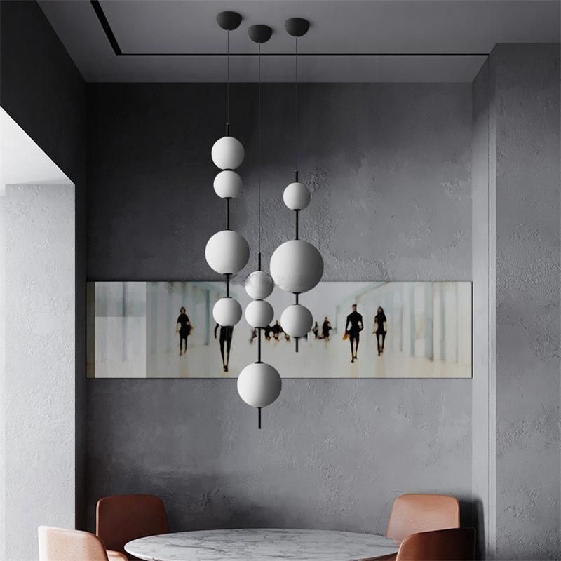 Modern LED Pendant Lamps Hanging Light Fixture Restaurant Gourd Pendant Lights (WH-GP-49)