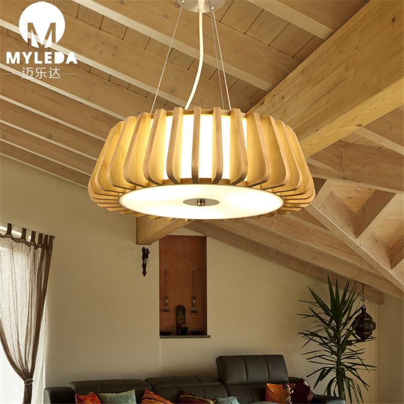 Handmade Bamboo Lampshade Pendant Chandelier Light for Home Restaurant Bar