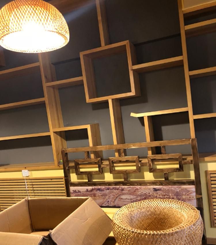 Modern Minimalist Restaurant Bedroom Pure Bamboo Art Bamboo Hand-Woven Chandelier (WH-WP-36)