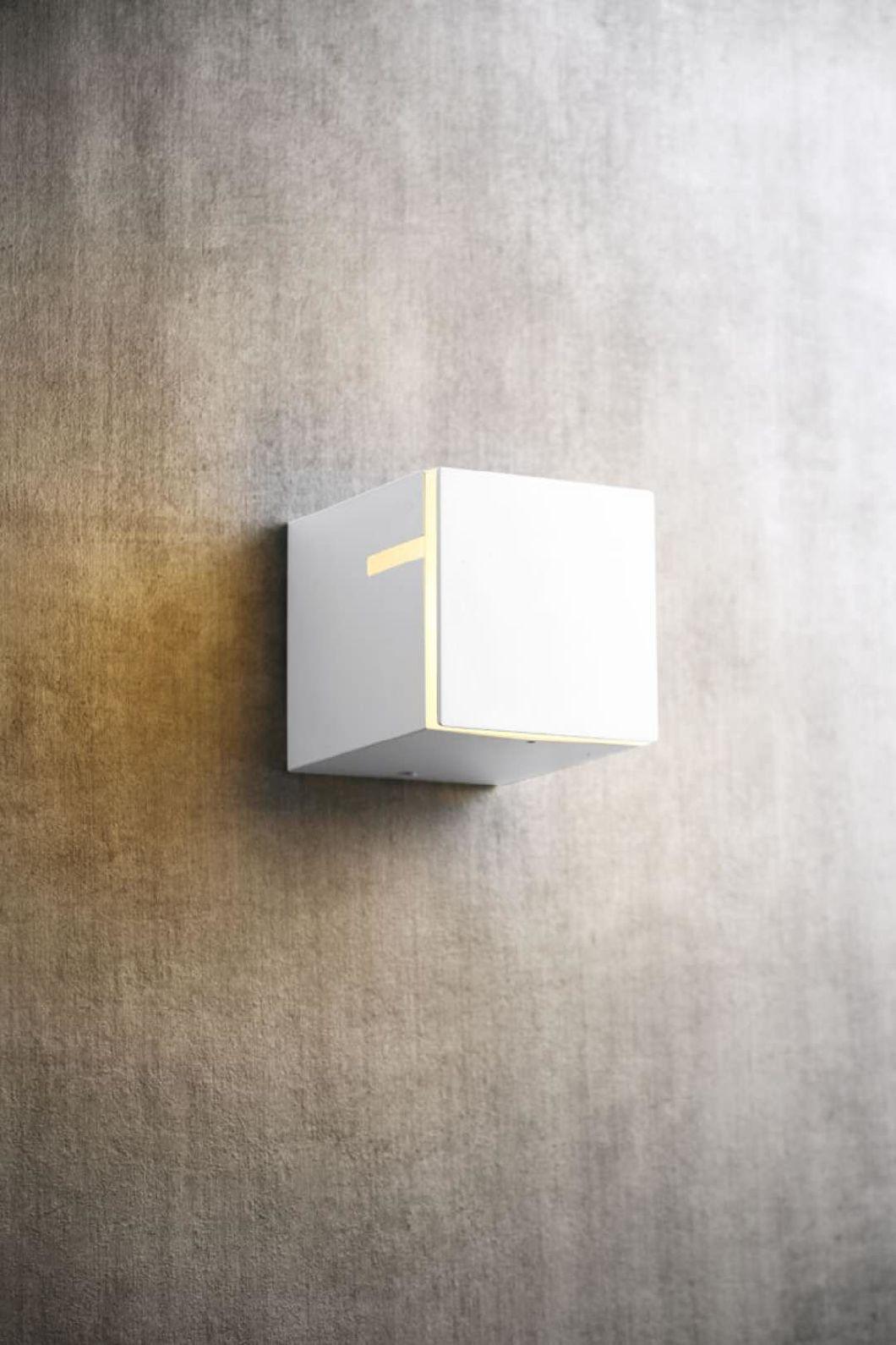 Cube Square 5W LED Aluminium Wall Light with GU10 Socket (MB-11854)