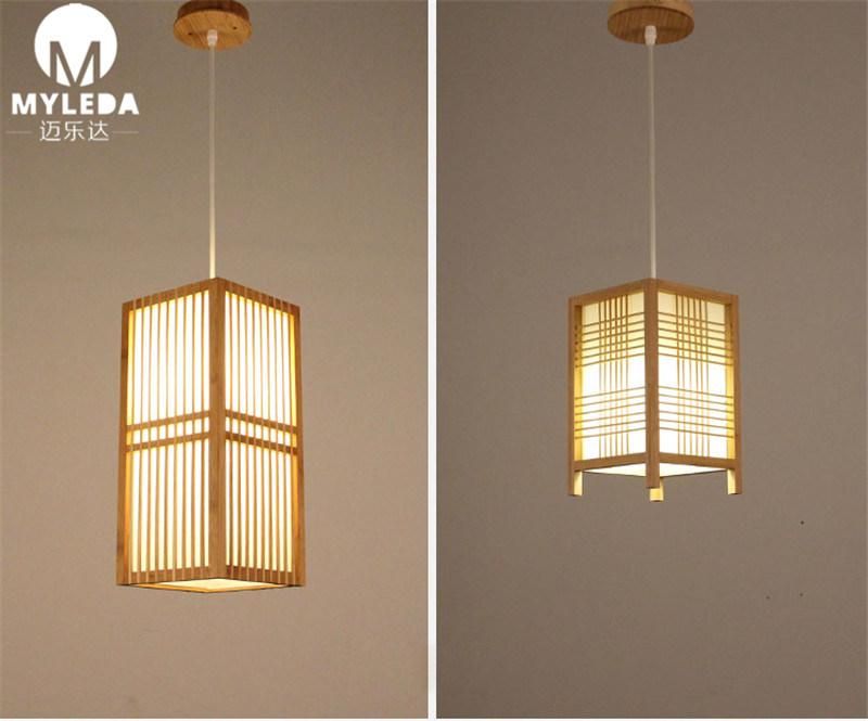 Restaruant Chinese Design Rattan Bamboo Pendant Light