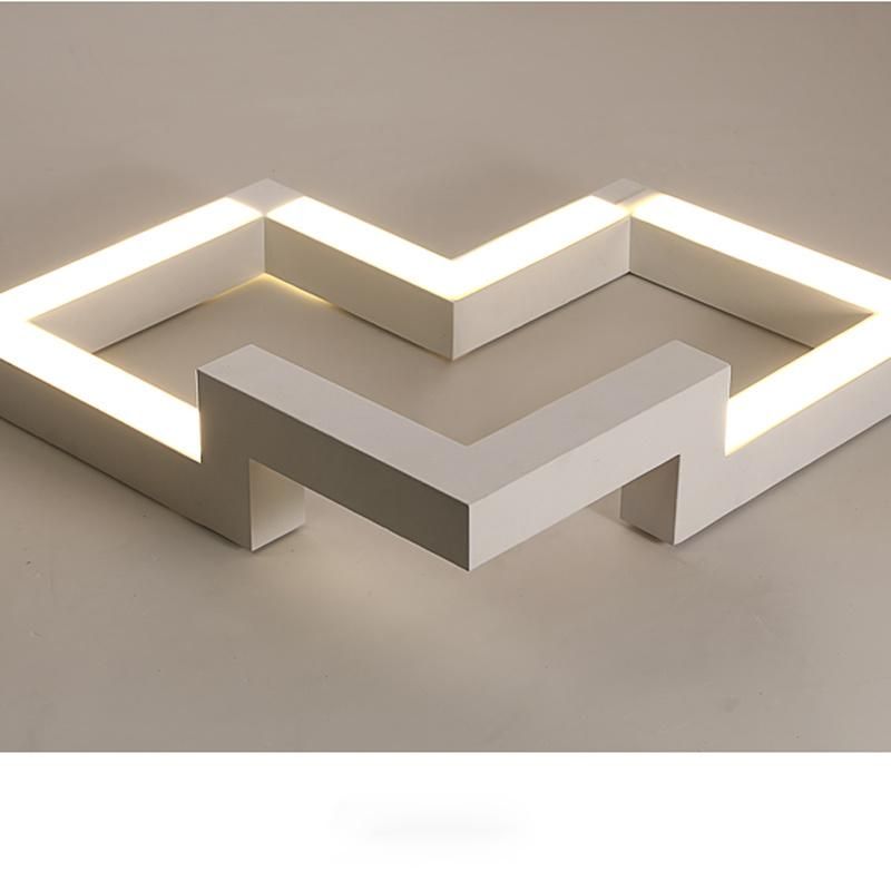 Geometric Simple Ceiling Lamp Modern Living Room Light Diningroom Lamp LED