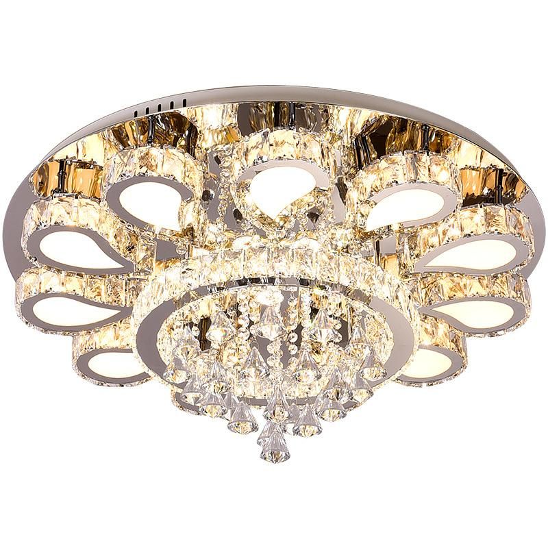 Flush Mount Beautiful Crystal Ceiling Light Indoor House Ceiling Lamp Fixtures (WH-CA-03)