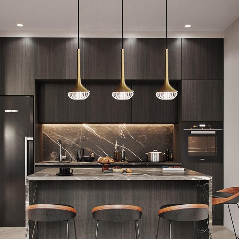 Brown Color Lampshade Simple Style Pendant Lamp Bedside Lamp Restaurant Lamp