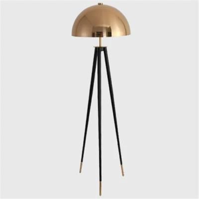 Floor Lamp Metal Electroplating Mushroom Head Home Decco Standing Lamps for Living Room Bedroom Bedside Lamp