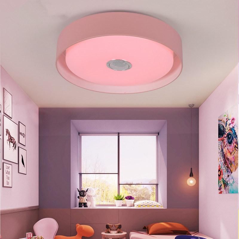 Modern LED Ceiling Lights RGB Dimmable 36W APP Remote Control Bluetooth Music Light (WH-MA-40)