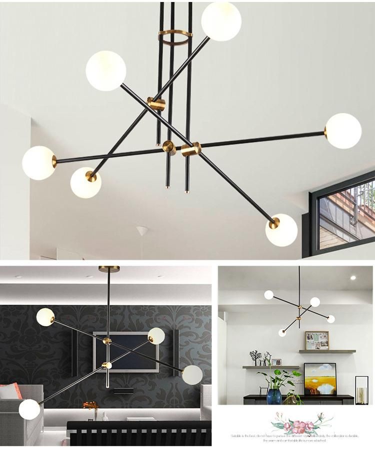 Nordic Minimalism Modern Cross G9 Chandelier