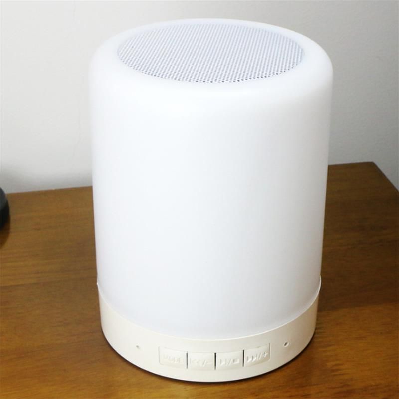 LED Smart Portable Bedside Table Lamp Color Night Light with Wireless Music Lighting