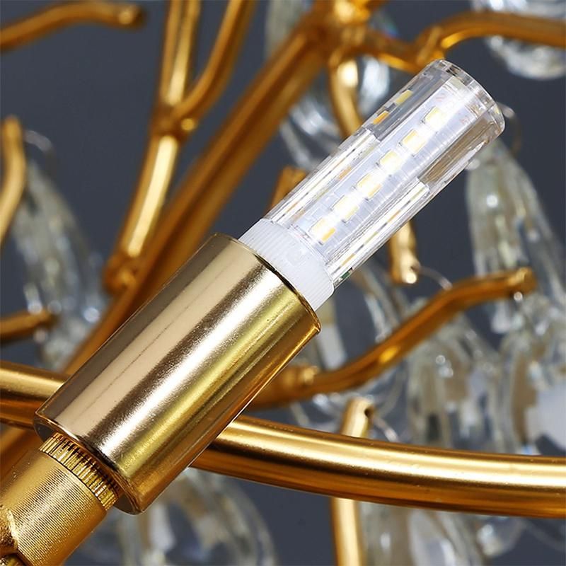 Bionic Branches Pendant Lamp Bedroom Lamp Crystal Ceiling Lamp