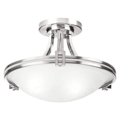 Jlc-H15 Home Bedroom Decorative Glass Semi Flush Ceiling Lamp